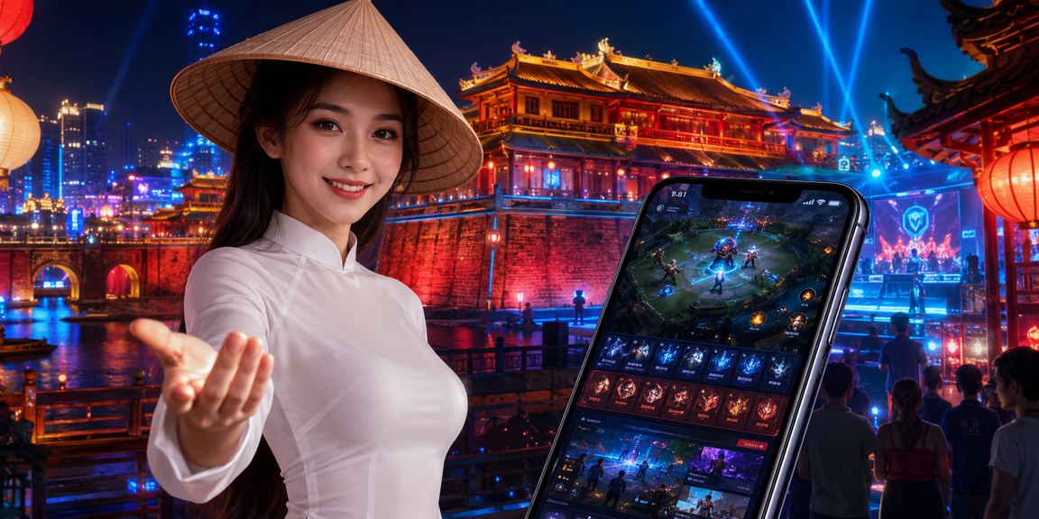 Người chơi esports tại lễ hội thể thao điện tử ở Huế theo dõi giải đấu và đặt cược trực tuyến